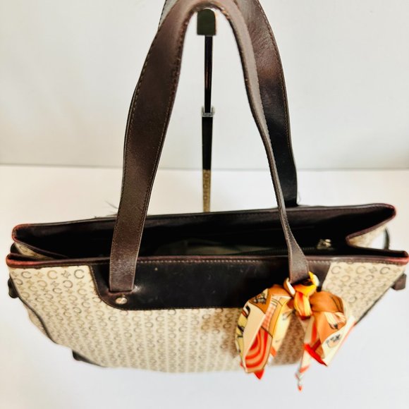 AUTHENTIC CELINE MONOGRAM TOTE BAG VINTAGE CE00/22 MADE IN ITALY - Picture 4 of 16